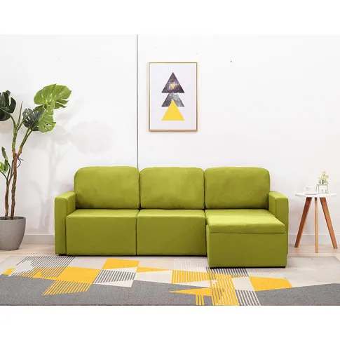 Sofa rozkładana zielona Lanpara 4Q