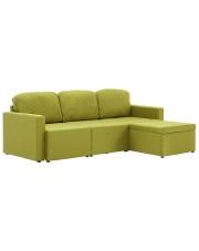 Rozkładana sofa modułowa zielona - Lanpara 4Q w sklepie Edinos.pl