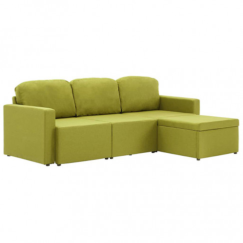 rozkladana modulowa sofa lampara4q zielona