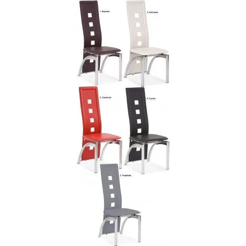 Zdjęcie tapicerowane krzesło szare, popielate Walec | Edinos.pl