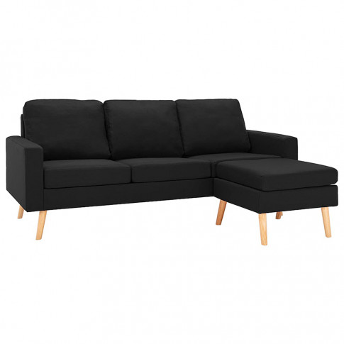 trzyosobowa sofa z lezanka eroa4q czarna