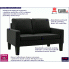 Czarna sofa do salonu Clorins 2X