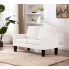 Biała sofa Clorins 2X wizualizacja