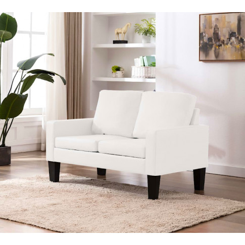 Biała sofa Clorins 2X wizualizacja