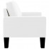 Biała tapicerowana sofa Clorins 2X