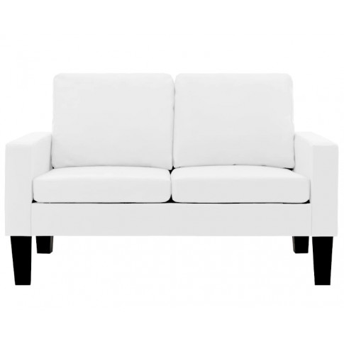 Biała tapicerowana sofa do salonu Clorins 2X