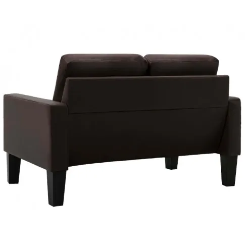 Brązowa tapicerowana sofa do salonu Clorins 2X