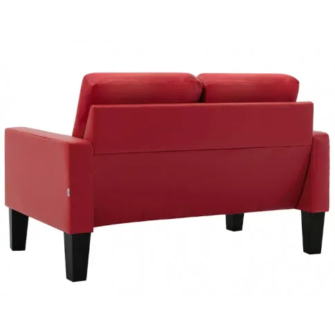 Czerwona sofa tapicerowana Clorins 2X