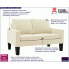 Kremowa sofa do salonu Clorins 2X
