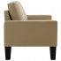 Nowoczesna sofa w kolorze cappuccino Clorins 2X