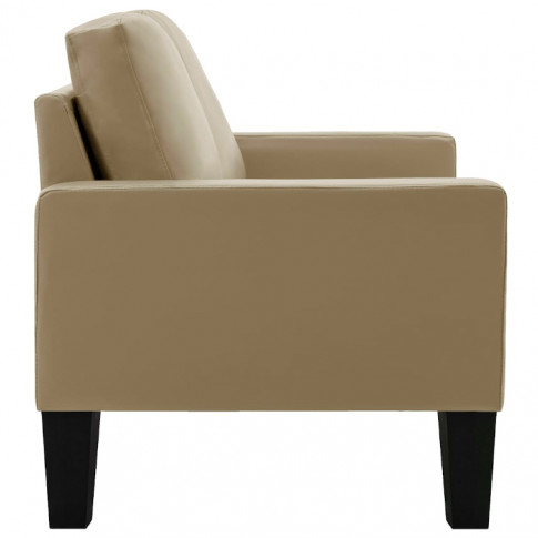 Nowoczesna sofa w kolorze cappuccino Clorins 2X
