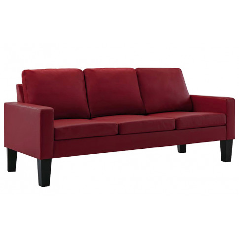 Bordowa sofa Clorins 3X