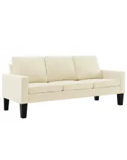 Kremowa sofa w stylu skandynawskim - Clorins 3X