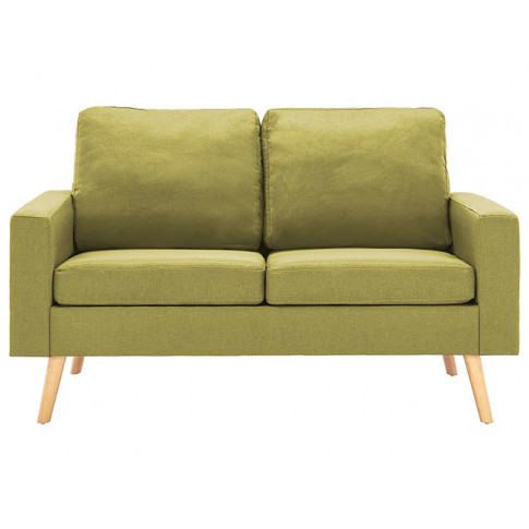 Dwuosobowa zielona sofa z tkaniny Eroa 2Q