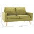 Dwuosobowa zielona sofa z tkaniny Eroa 2Q