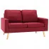 2-osobowa sofa czerwone wino - Eroa 2Q