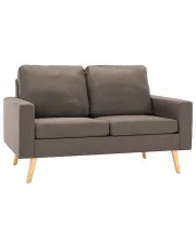 2-osobowa sofa taupe - Eroa 2Q w sklepie Edinos.pl