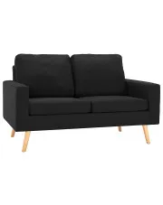 2-osobowa czarna sofa - Eroa 2Q