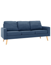 3-osobowa niebieska sofa - Eroa 3Q w sklepie Edinos.pl