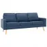 3-osobowa niebieska sofa - Eroa 3Q