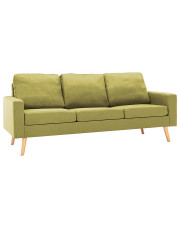 3-osobowa zielona sofa - Eroa 3Q w sklepie Edinos.pl