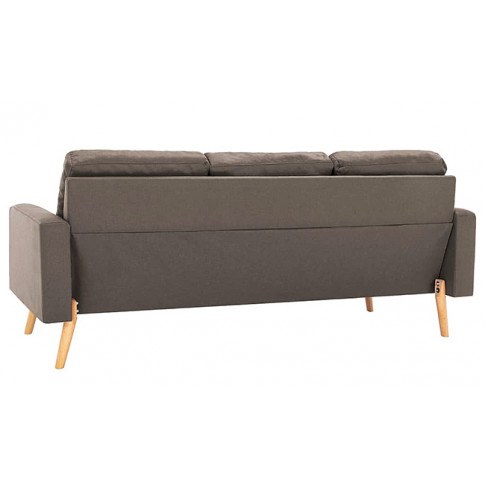 Trzyosobowa sofa taupe z tkaniny Eroa 3Q 