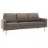 3-osobowa sofa taupe - Eroa 3Q