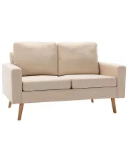 2-osobowa kremowa sofa - Eroa 2Q w sklepie Edinos.pl