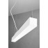 Biała minimalistyczna lampa wisząca LED do gabinetu EX613-Pini
