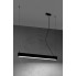 Czarna nowoczesna lampa wisząca EX614-Pini do biura