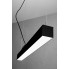 Czarna nowoczesna lampa wisząca EX615-Pini nad stół
