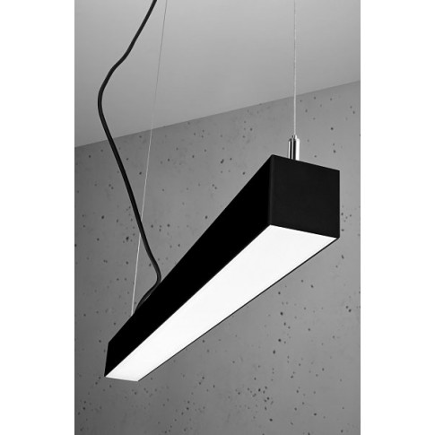 Czarna lampa wisząca nad stół EX617-Pini