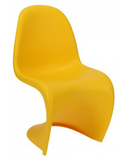 Designerskie krzesło żółte - Dizzel w sklepie Edinos.pl