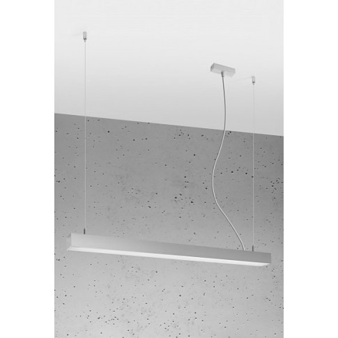 Liniowa lampa wisząca LED EX620-Pini z regulowaną wysokością