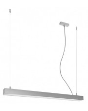Srebrna lampa wisząca LED liniowa 4000 K - EX620-Pini w sklepie Edinos.pl