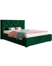 Dwuosobowe łóżko tapicerowane 180x200 Abello 2X - 36 kolorów w sklepie Edinos.pl