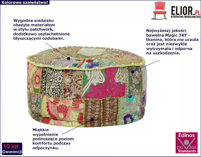 Zielona pufa Reo 3X
