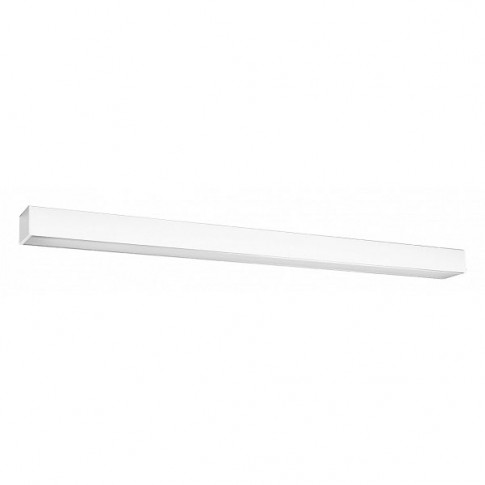 Biały minimalistyczny plafon LED EX624-Pini