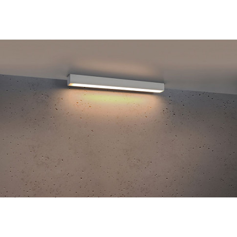 Minimalistyczny biały plafon LED EX626-Pini