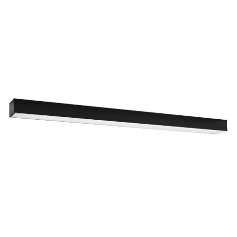 Czarny minimalistyczny plafon LED EX626-Pini