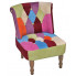 Kolorowy fotel patchwork Alice