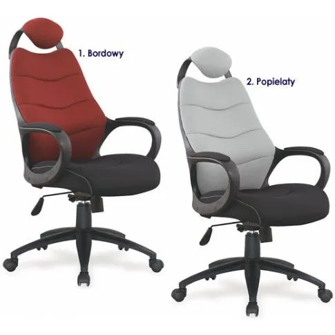 Zdjęcie bordowy fotel obrotowy Isabell | Edinos.pl