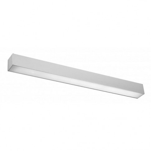 Srebrny podłużny kinkiet LED EX632-Pini