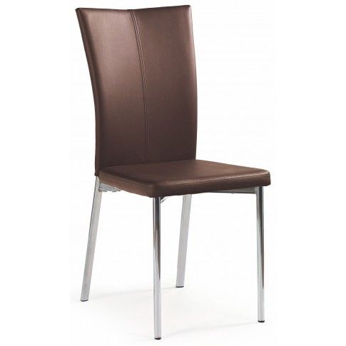 Zdjęcie produktu Krzesło metalowe Sybis - brązowe.