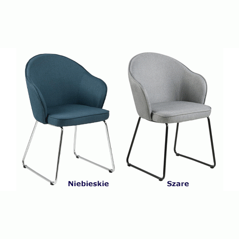 Tapicerowane krzesła Nelmi wygodne