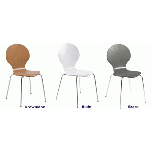 Minimalistyczne krzesła Bamli wygodne