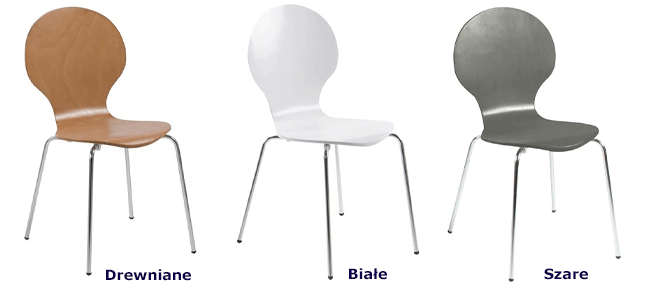 Minimalistyczne krzesła do jadalni Camden - wygodne