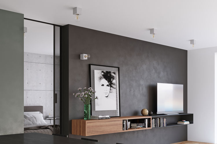 Betonowy plafon industrialny EX647-Zelmi