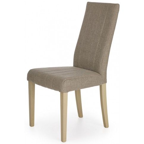 Zdjęcie produktu Tapicerowane krzesło drewniane Iston - beżowe.