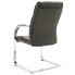 Szare tapicerowane tkaniną krzesło do biura Lauris 3X